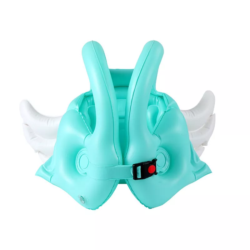 Niños acolchados alas de ángel traje de baño inflable baby boyancy chaleco de chaleco salvavidas anillo de baño